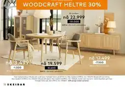 Skeidar Woodcraft skjenk tilbud