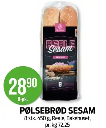 Kiwi PØLSEBRØD SESAM tilbud