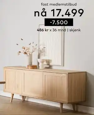 Skeidar Woodcraft skjenk tilbud