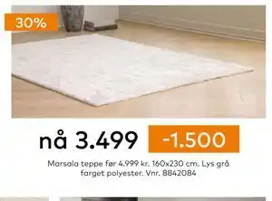 Skeidar Marsala teppe tilbud