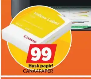 POWER Canon A4 Copy Paper 80G 500 sheets tilbud