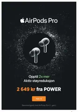 POWER AirPods Pro tilbud