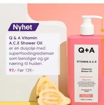 VITA Q & A Vitamin A.C.E Shower Oil tilbud