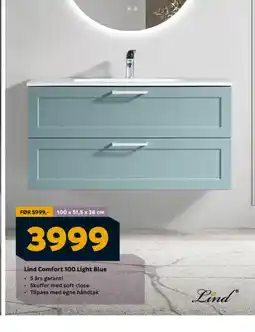 Megaflis Lind Comfort 100 Light Blue tilbud