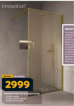 Megaflis Innovation Silke dusjløsninger kommer med tilbud