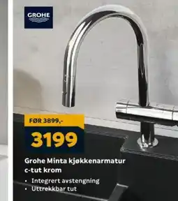 Megaflis Grohe Minta kjøkkenarmatur tilbud