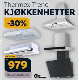 Megaflis Thermex Trend kjøkkenvifte tilbud