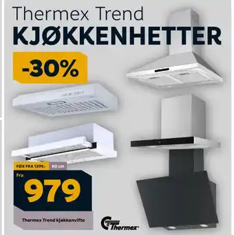 Megaflis Thermex Trend kjøkkenvifte tilbud