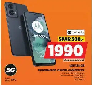 POWER Motorola g35 128 GB tilbud