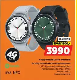 POWER Galaxy Watch6 Classic 47 mm LTE tilbud