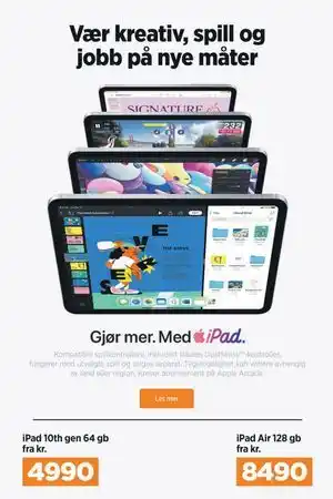 POWER iPad Air 128 gb tilbud