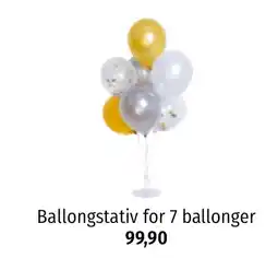 Nille Ballongstativ for 7 ballonger tilbud