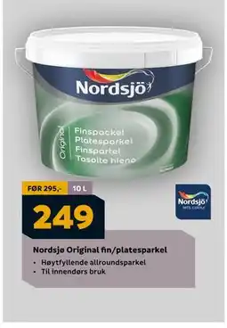 Megaflis Nordsjø Original fin/platesparkel tilbud