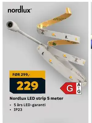 Megaflis Nordlux LED strip 5 meter tilbud