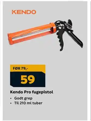 Megaflis Kendo Pro fugepistol tilbud