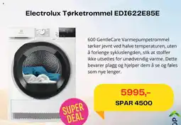 Elkjøp Electrolux Tørketrommel EDI622E85E tilbud