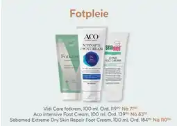 Vitusapotek Aco Intensive Foot Cream tilbud