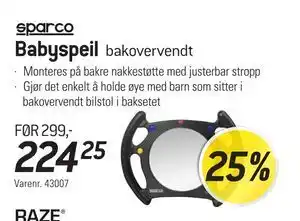 Thansen Babyspeil tilbud