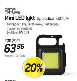 Thansen Mini LED lykt tilbud