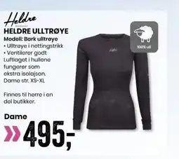 Sport Outlet Heldre HELDRE ULLTRØYE tilbud