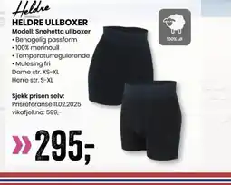 Sport Outlet Heldre HELDRE ULLBOXER tilbud