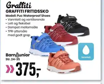 Sport Outlet Graffiti GRAFFITI FRITIDSSKO Modell: Puc Waterproof Shoes tilbud