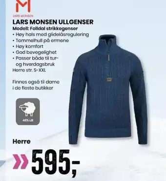 Sport Outlet LARS MONSEN ULLGENSER tilbud