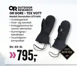 Sport Outlet OR GORE-TEX VOTT Modell: Revolution GTX Mitt tilbud