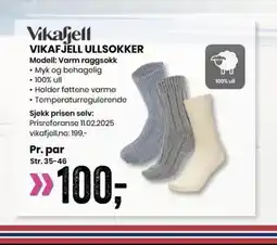 Sport Outlet Vikafjell VIKAFJELL ULLSOKKER tilbud