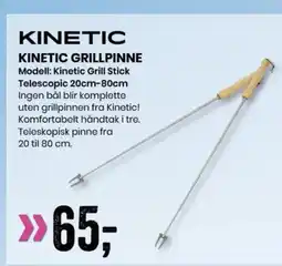 Sport Outlet Kinetic grillpinne tilbud