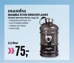 Sport Outlet MAMBA STOR DRIKKEFLASKE tilbud