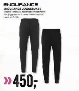 Sport Outlet ENDURANCE JOGGEBUKSE tilbud