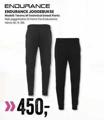 Sport Outlet ENDURANCE JOGGEBUKSE tilbud