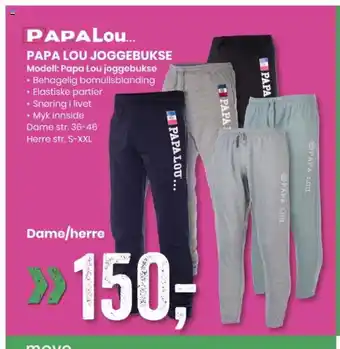 Sport Outlet PAPA LOU JOGGEBUKSE tilbud