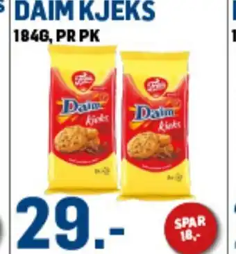 Price Lagerbutikk DAIM KJEKS tilbud
