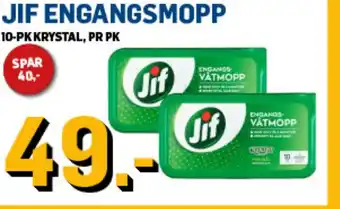 Price Lagerbutikk Jif engangsmopp tilbud