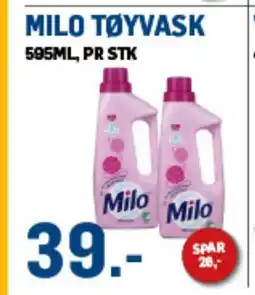 Price Lagerbutikk Milo tøyvask tilbud
