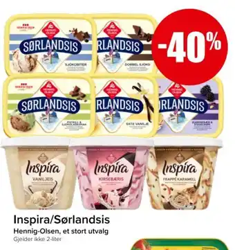 Spar Inspira/Sørlandsis tilbud