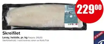 Spar LEROY Skreifilet tilbud