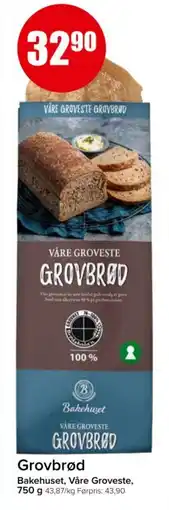 Spar BAKEHUSET Grovbrød tilbud