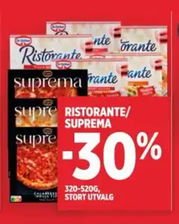 Meny Ristorante/ suprema tilbud