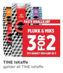 Meny TINE IsKaffe tilbud