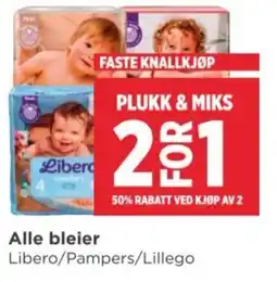 Meny Alle bleier tilbud