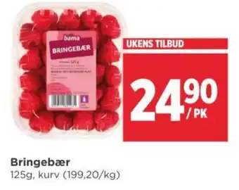 Meny Bringebær tilbud