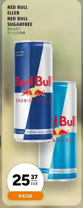 Scandinavian Park RED BULL ELLER RED BULL SUGARFREE tilbud