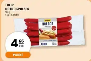 Scandinavian Park TULIP HOTDOGPØLSER tilbud