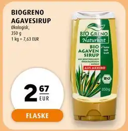 Scandinavian Park BIOGRENO AGAVESIRUP tilbud