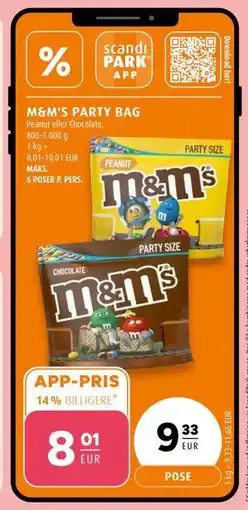 Scandinavian Park M&M'S PARTY BAG tilbud