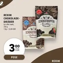 Scandinavian Park REXIM CHOKOLADEDRÅBER tilbud