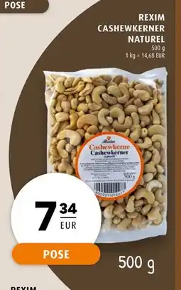 Scandinavian Park REXIM CASHEWKERNER NATUREL tilbud